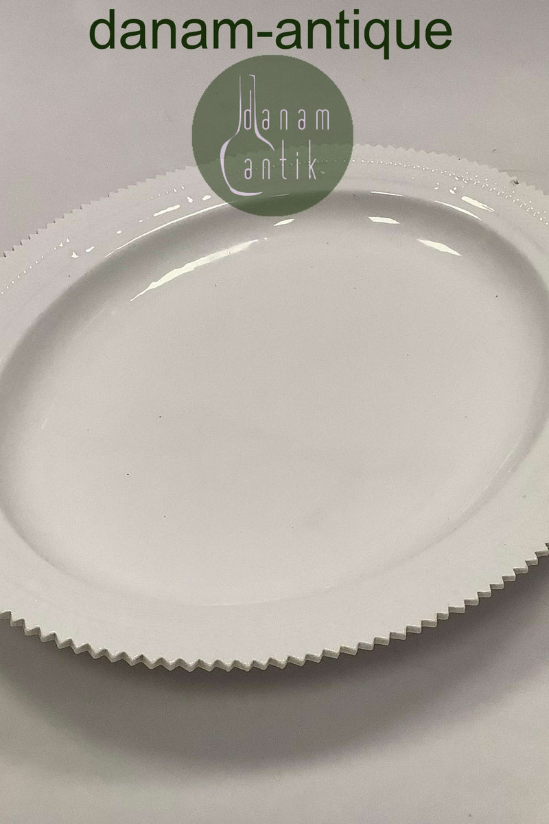 Royal Copenhagen White Flora Danica Oval Serving Dish No 3517