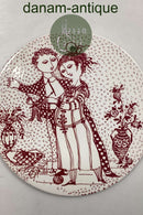 Bjørn Wiinblad: Rød november platte fra Nymølle - OPTIMISME