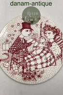 Bjørn Wiinblad: Rød december platte fra Nymølle - MIRAKEL