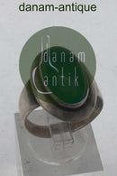 Niels Erik From Sterling Sølv Ring Grøn Agat