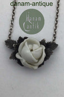 Royal Copenhagen Porcelæn / Sterling Sølv Vedhæng