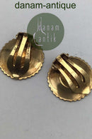 Volmer Bahner Sterling Sølv Marguerit Øreclips