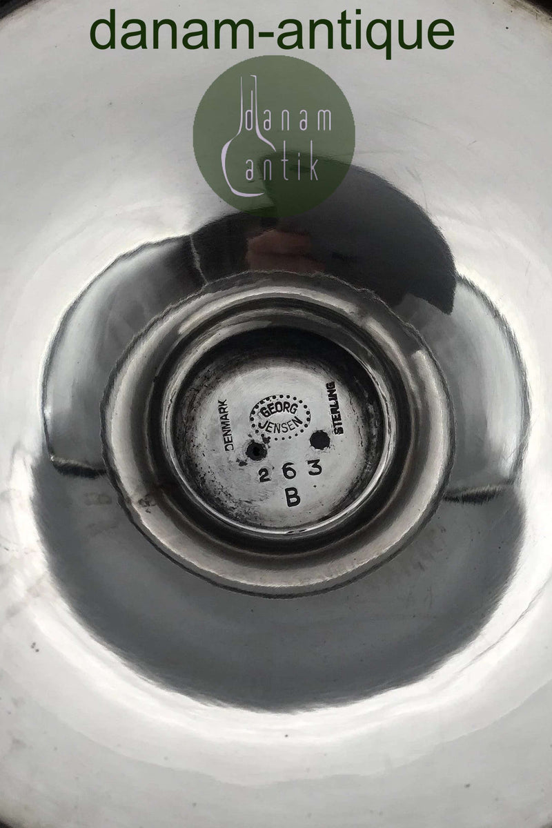 Georg Jensen Sterling Silber Traubenschüssel Nr. 263B.