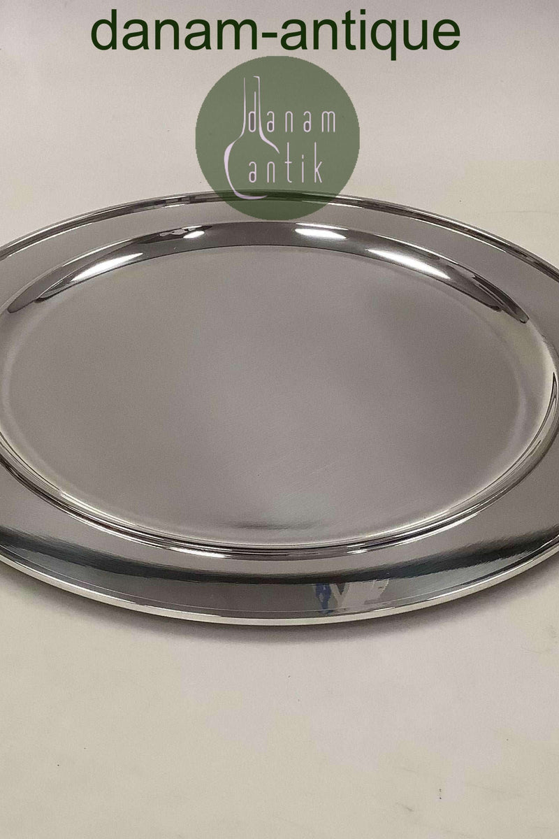 Georg Jensen Sterling Silber Bernadotte Abdeckplatte / Schale Nr. 849 D