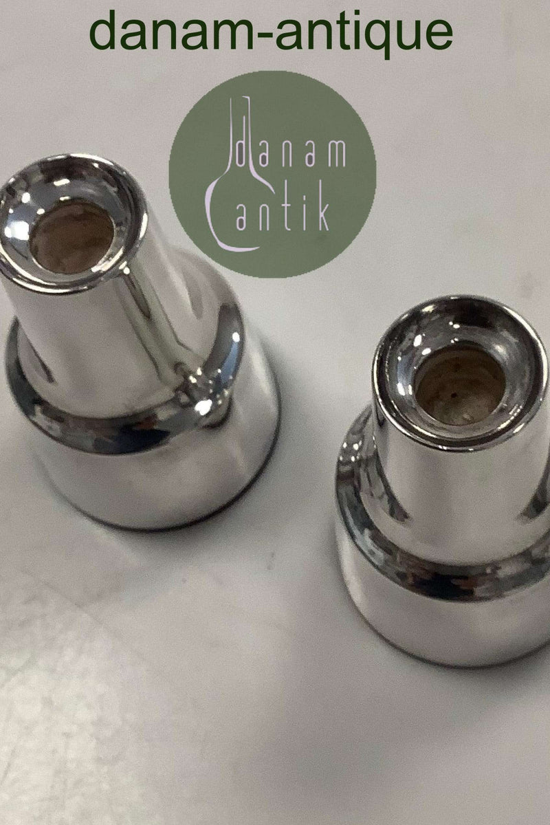 Par Cohr Moderne Sølv Plet Lysestager