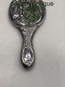 Lille håndspejl til tasken i 900 sølv