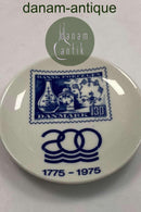 Royal Copenhagen 2010 Plaquette Frimærke 130, 200-året for Royal Copenhagen 1775-1975 No 227
