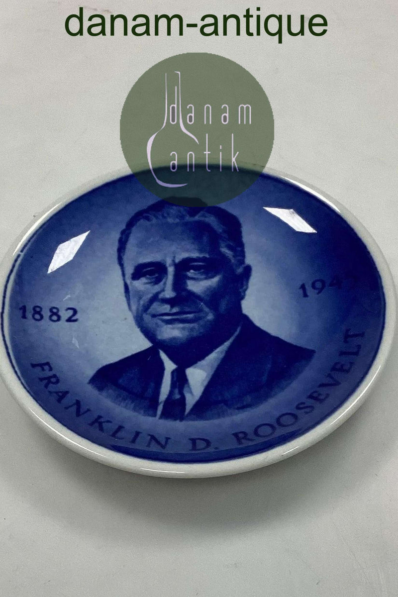 Royal Copenhagen 2010 Plaque Franklin D. Roosevelt 1858-1919 No 179