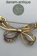 Dansk 14K Guldbroche