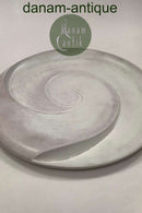 Bing og Grøndahl Stentøjsfad Unika af Jacqueline Poncelet (f. 1947 Liege i Belgien) fra 1985