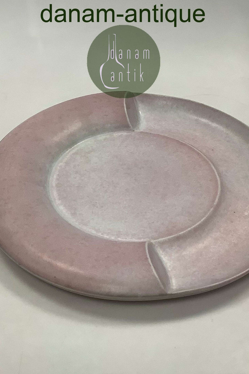 Bing og Grøndahl Stentøjsfad Unika af Jacqueline Poncelet (f. 1947 Liege i Belgien) fra 1985