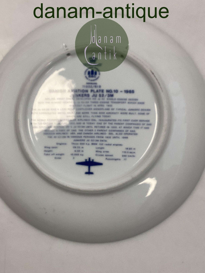 Bing & Grøndahl SAS Flyver Platte No 10 1985