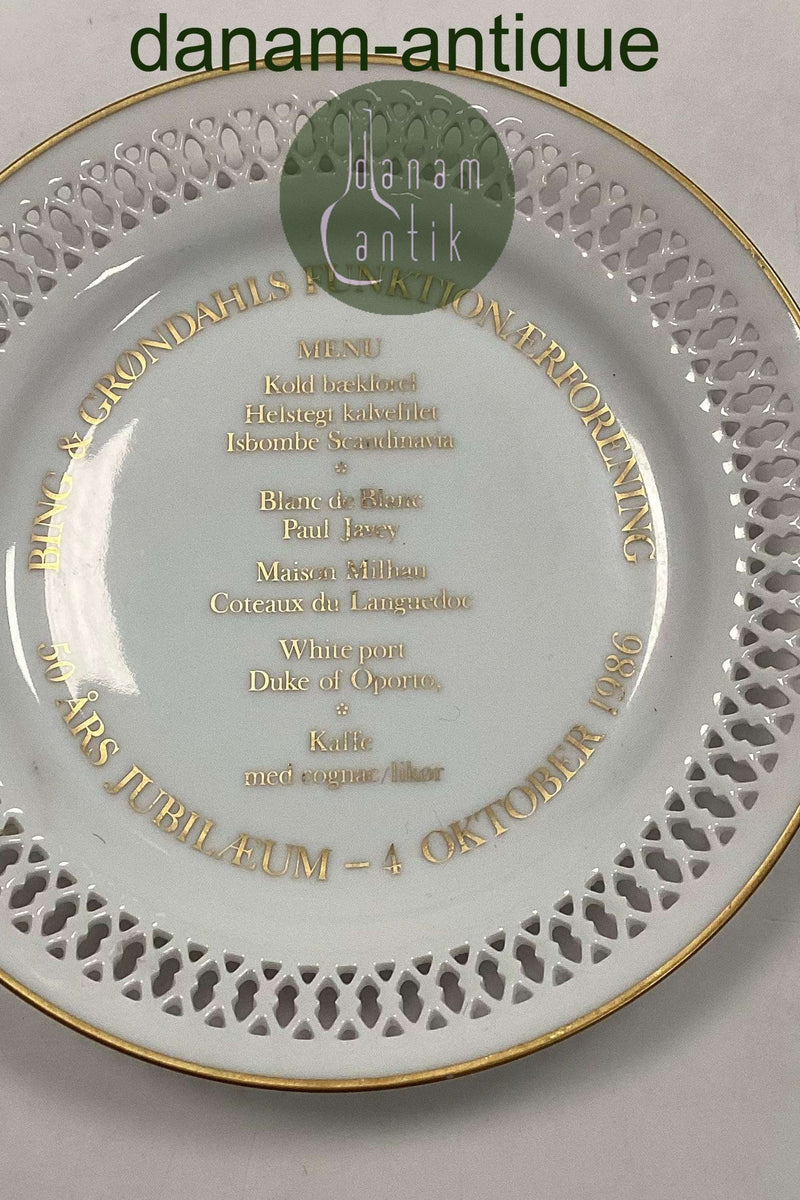 Bing og Grøndahl Platte Funktionærforening 50 års Jubilæum 1986