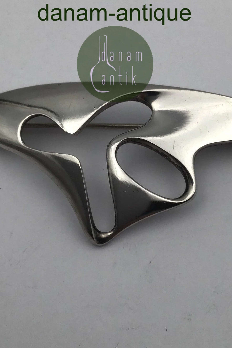 Georg Jensen Sterling Silver Brooch No. 325 Henning Koppel