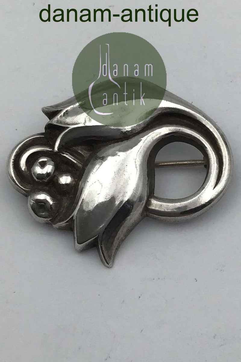 Georg Jensen Sterling Sølv Broche No 100A (1915-1930)