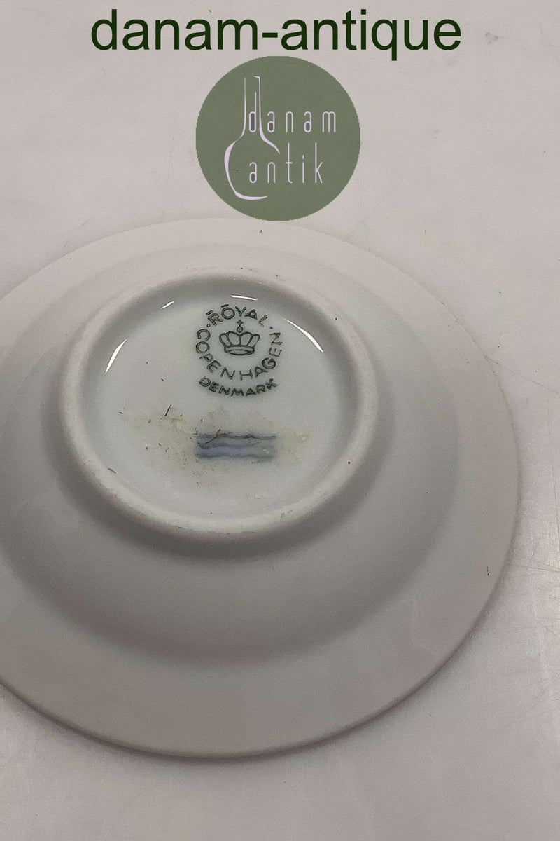 Royal Copenhagen Forhandler Platte / Skål i hvid Halvblonde