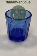 Kastrup Fyns Glasværk Barne Kop i Blåt Glas