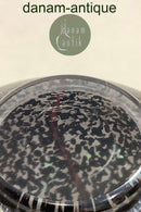 Kosta Boda Bertil Vallien Glas skål i sort og rød