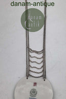 Royal Copenhagen / A. Michelsen Porcelæn / Sterling Sølv Halskæde