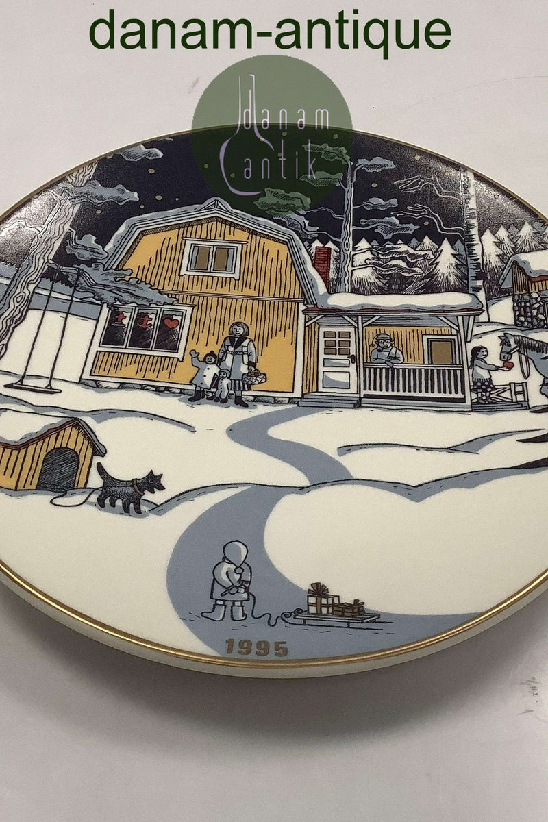 アラビア フィンランド クリスマス・プレート 1995