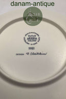 Arabien Finnland Weihnachtsteller 1981