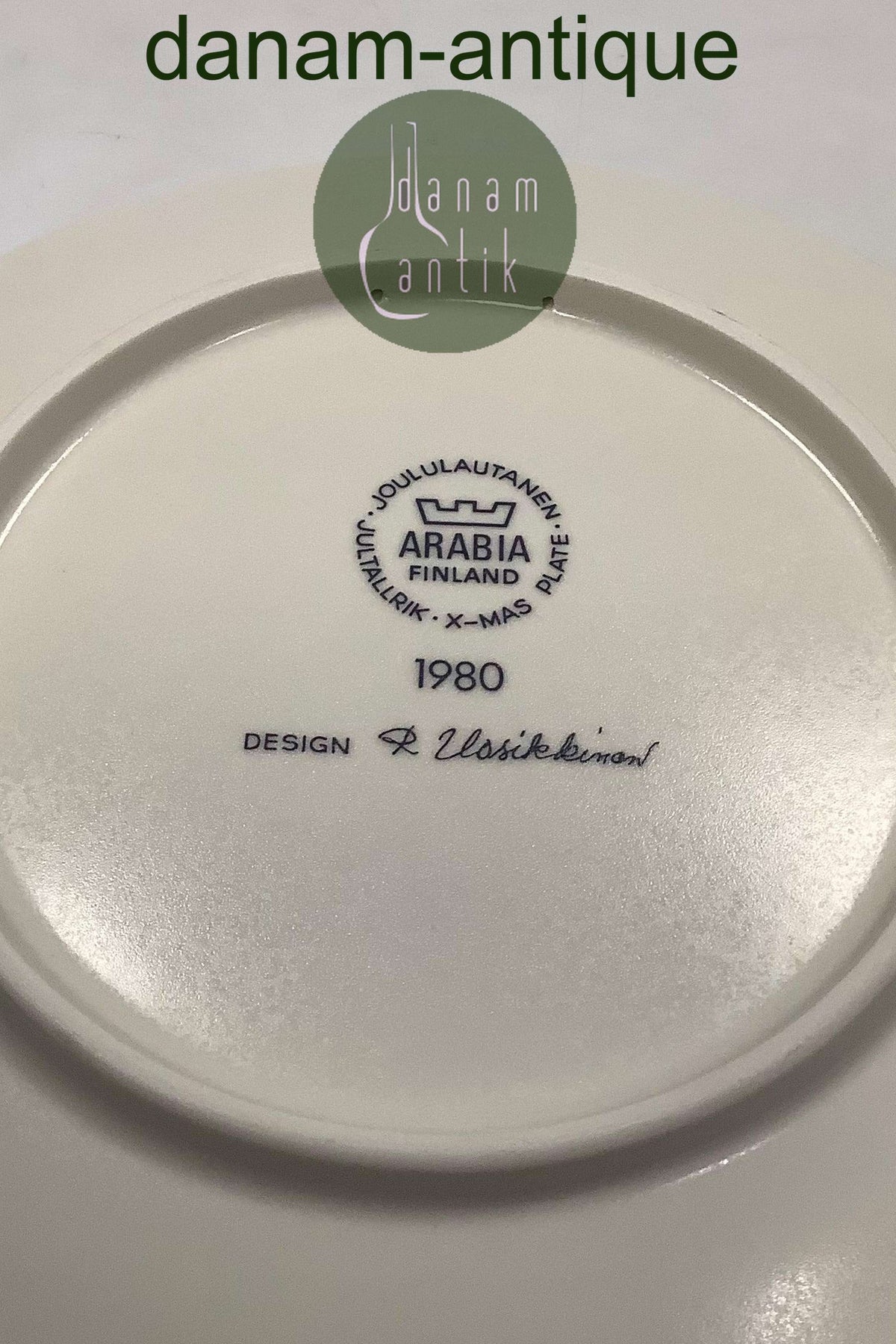 北欧ヴィンテージ アラビア クリスマスプレート ARABIA/アラビア