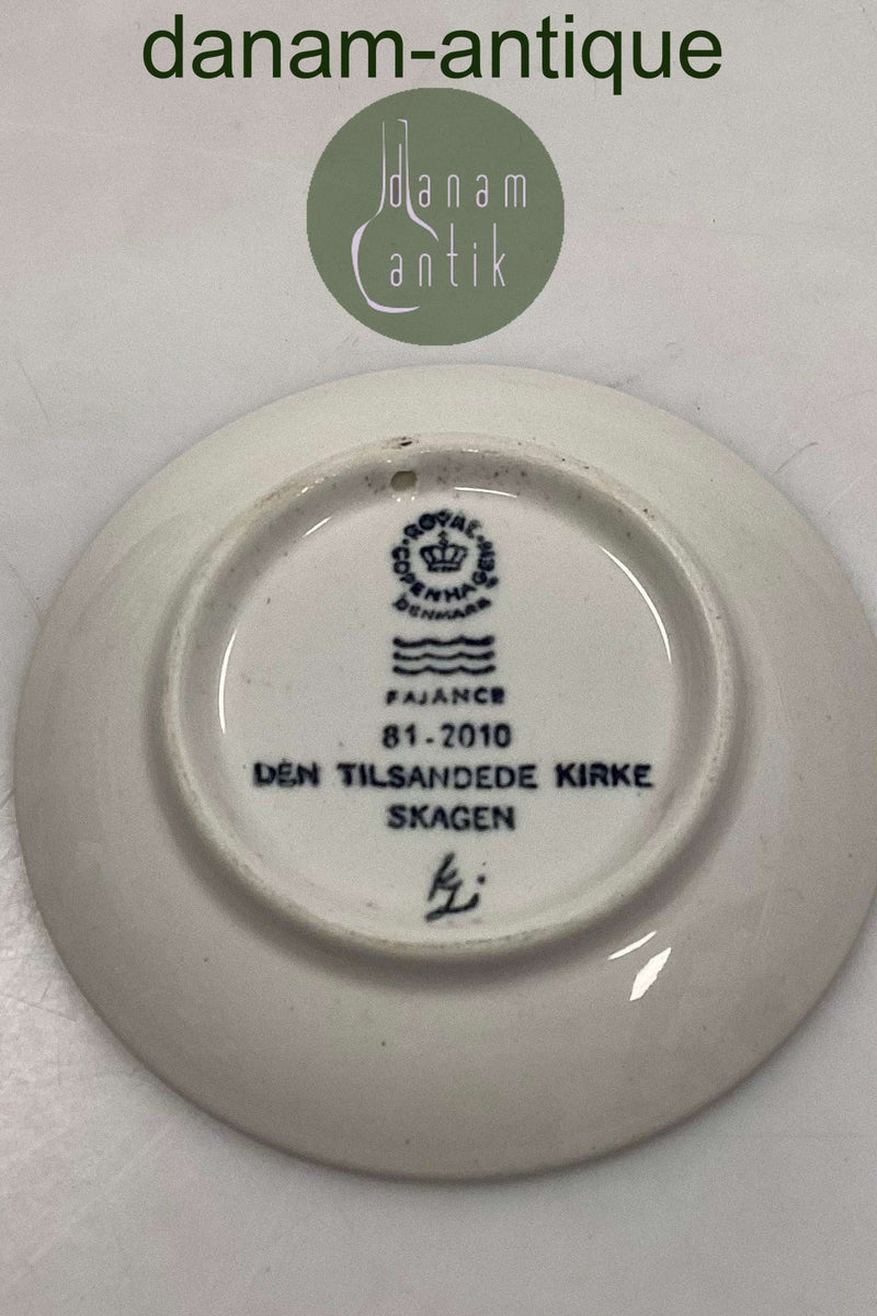 Royal Copenhagen 2010 Plaquette No. 81 - The Sanded Church, Skagen