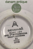 Royal Copenhagen 2010 Plaquette Nr. 51 Nakskov Chr. X Reiter Statue Maßnahmen 8cm / 3,15 Zoll
