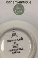 Königliches Kopenhagen 2010 Plakette Nr. 21 Fårevejle Kirke