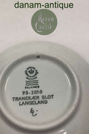 Royal Copenhagen 2010 Plakette Nr. 93 Tranekær Slot, Langeland