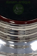 Danish Silverplate / Wooden Bottle Tray