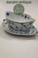 Royal Copenhagen Blue Fluted Plain Gravy Boat No 563 / 204