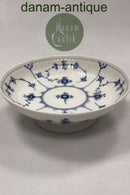 Royal Copenhagen Blue Fluted Plain Compote bowl on foot No. 18