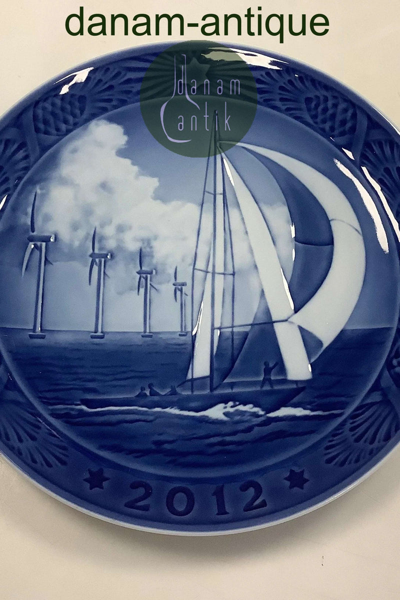 Royal Copenhagen 2012 Christmas Plate - Horns Rev Porcelain Collector's Edition