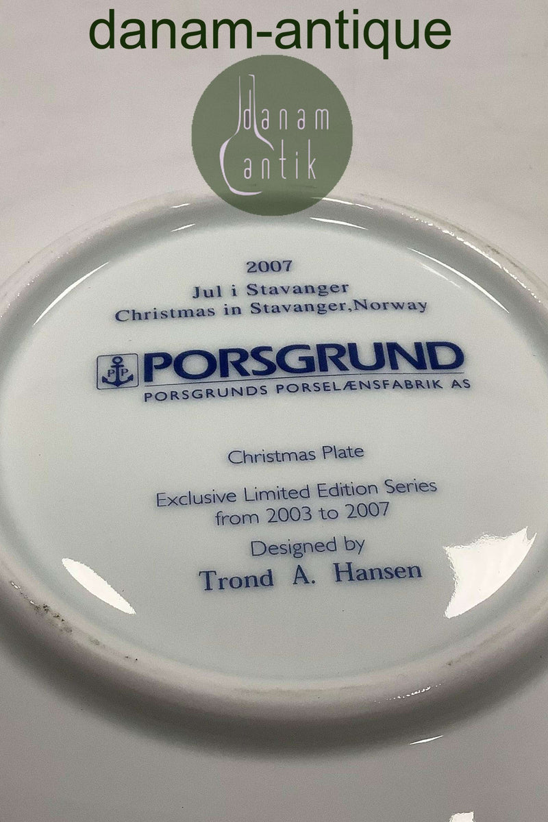 Porsgrund Norway Juleplatte 2007