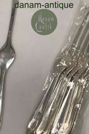 Satz mit 8 versilberten Hummergabeln