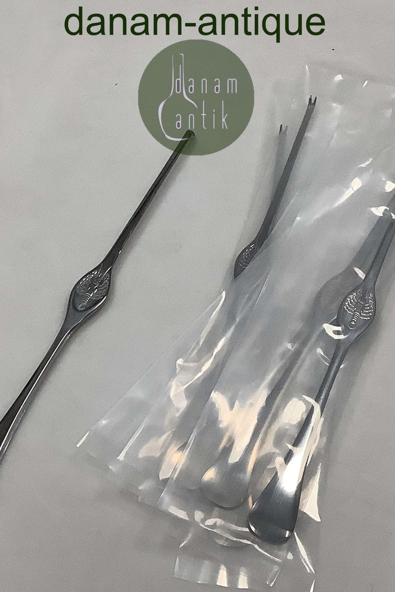 Sæt på 6 Hummergafler i Sølvplet