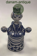 Bjørn Wiinblad Studio Lysestage i blå No L89 fra 1976