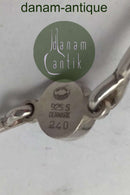 Georg Jensen Sterling Silber Halskette Nr. 240 Karneol