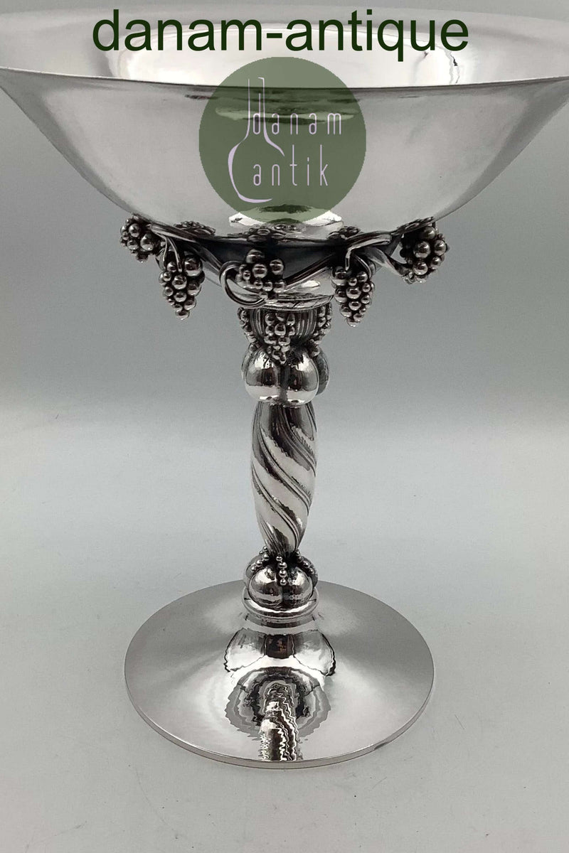 Georg Jensen Sterling Sølv Stor Drueopsats / Drueskål No 264 A