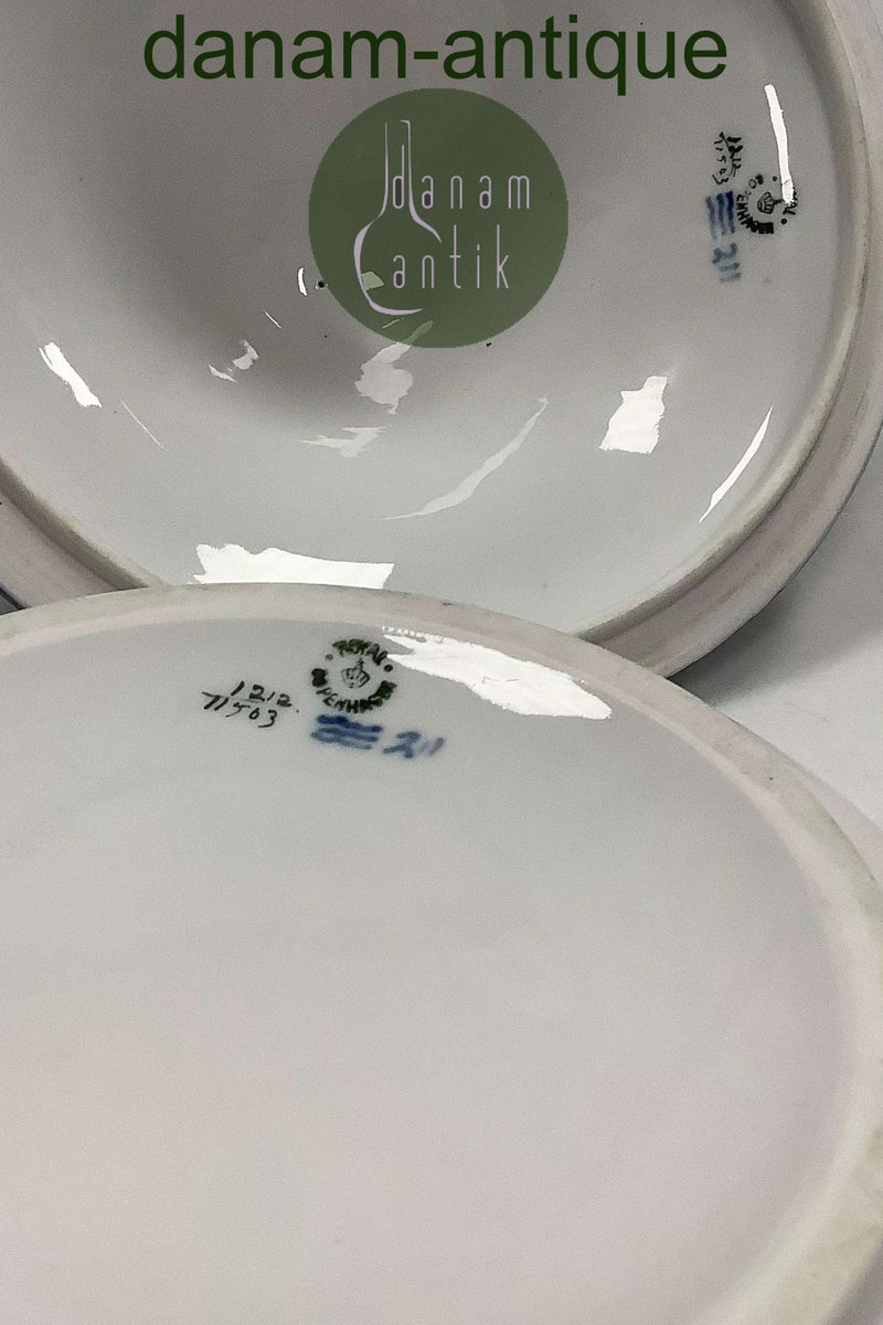 Royal Copenhagen Blå Vifte Ragoutfad med Låg No. 11503