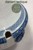 Royal Copenhagen Blå Vifte Skål med Låg No. 11506 til Kompot el. Sovs.