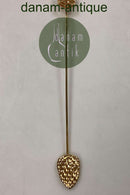 Georg Jensen Golden Christmas Lyseholder - Kogle 1994