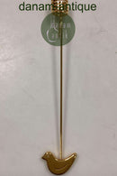 Georg Jensen Golden Christmas Lyseholder - Fugl 1991