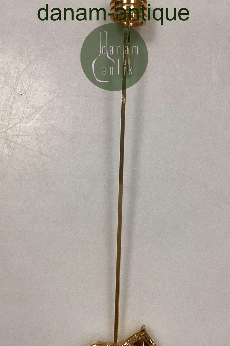 Georg Jensen Golden Christmas Lyseholder - Gyngehest 1996