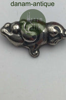 Dansk Sølv Art Noveau Broche (Bindesbøll-stil)