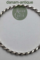 Randers Sølvvarefabrik Sterling Sølv Snoet Armring