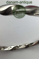 Viggo Pedersen Silber verdrehter Armreif