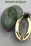 Royal Copenhagen / Dragsted  Porcelæin / Sterling Sølv Jais Nielsen Øreringe (Clips)