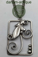 B Meyer Sølv Vedhæng (Med kæde)